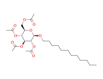 1-n-dodecyl 2,3,4,6-tetra-O-acetyl-β-D-glucopyranoside